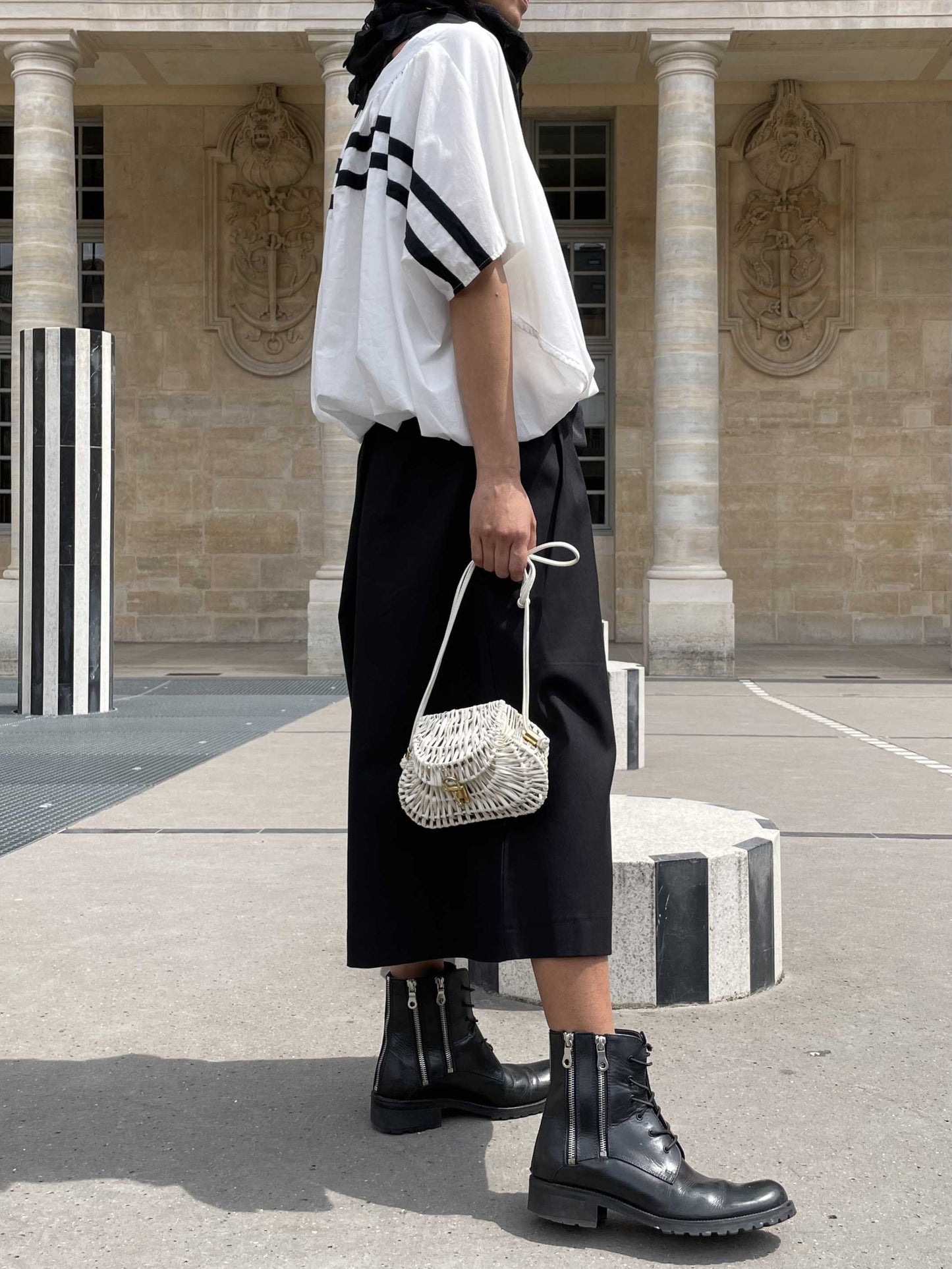 Blouse ample bandes dorsales