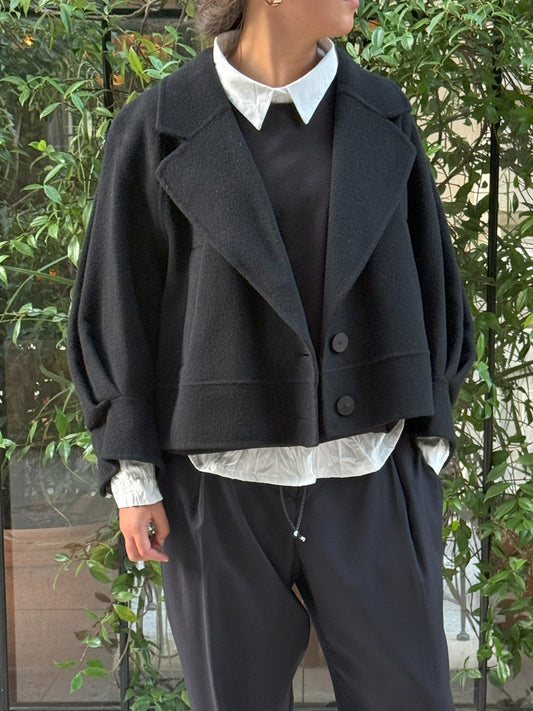 Veste en Cachemire Noire