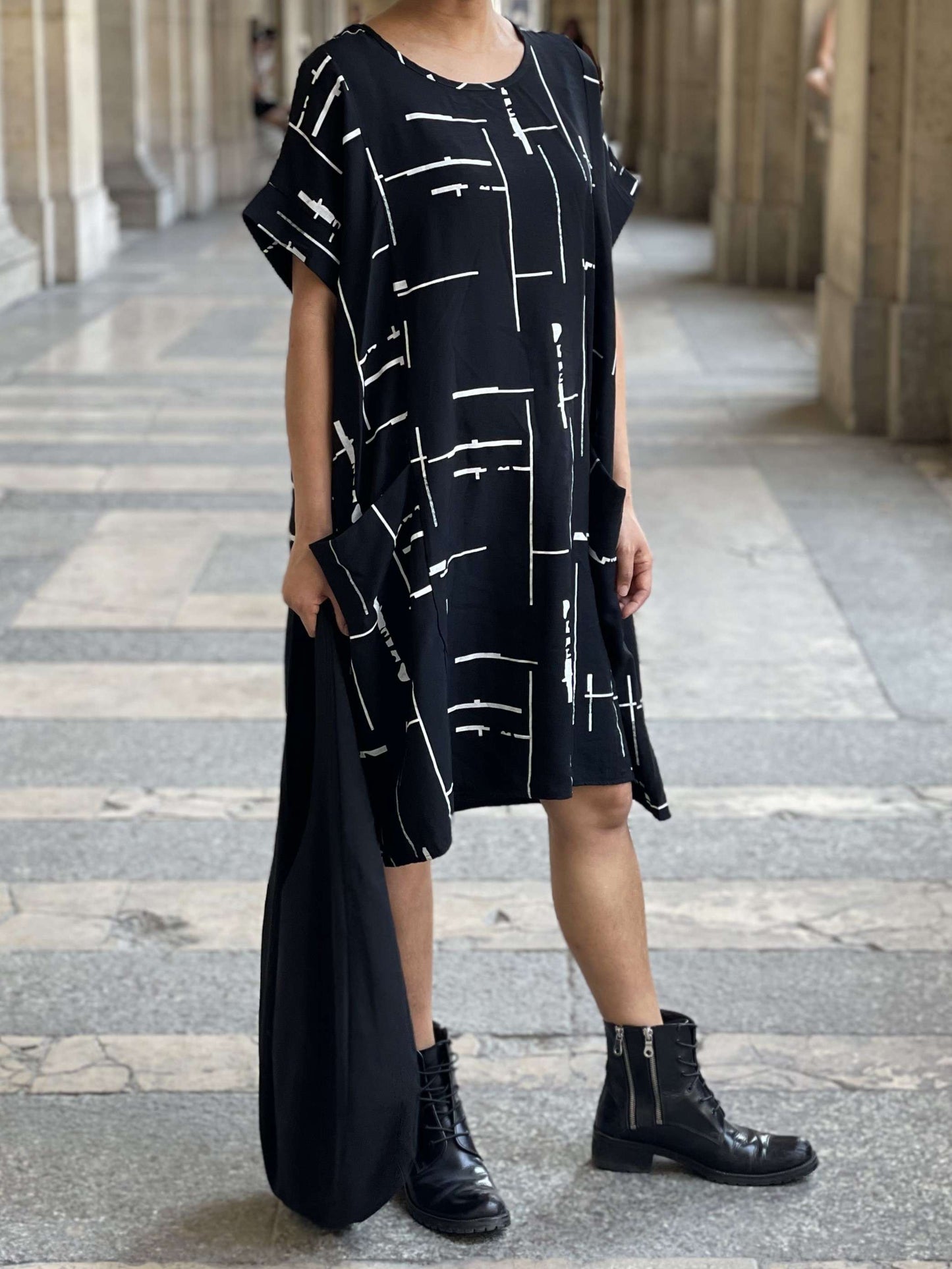 Robe minimaliste blanche