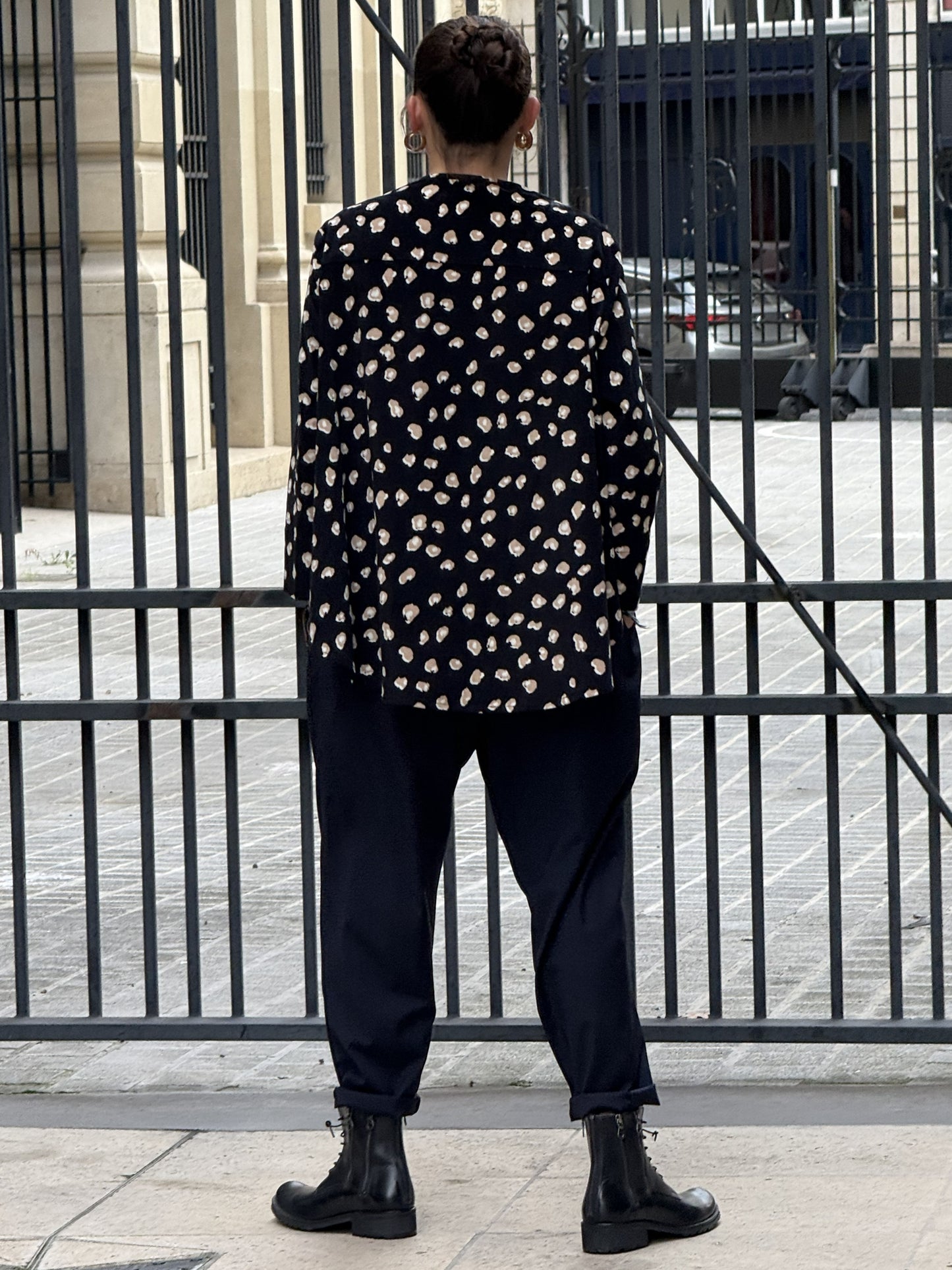 Chemise velours côtelé fin