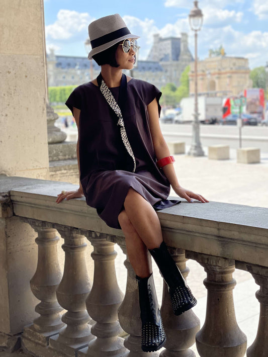 Robe courte minimaliste