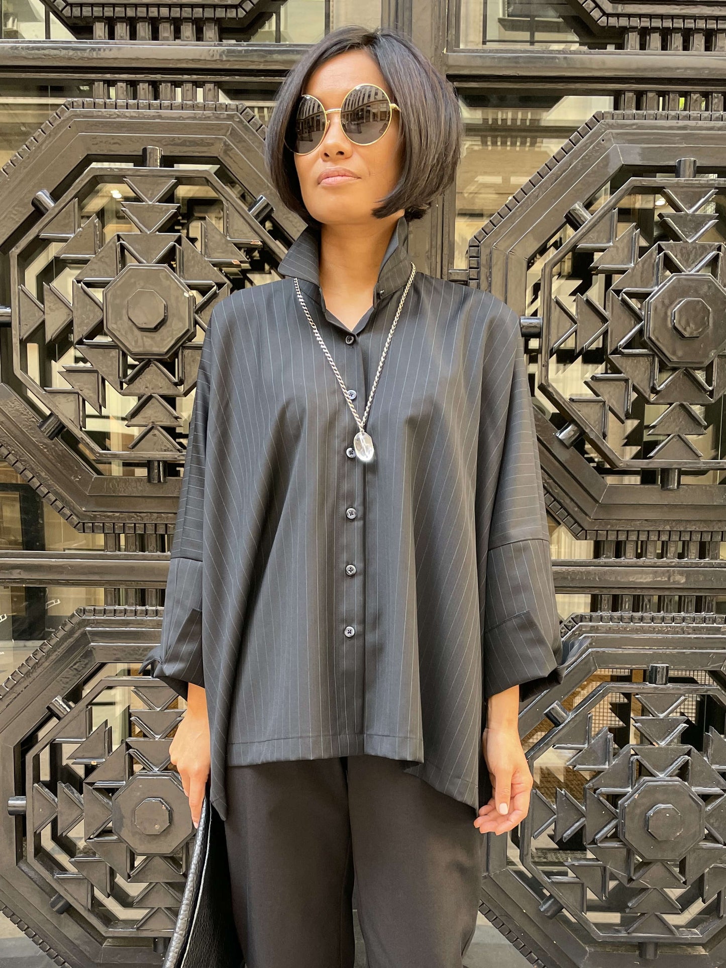Chemise en chevron