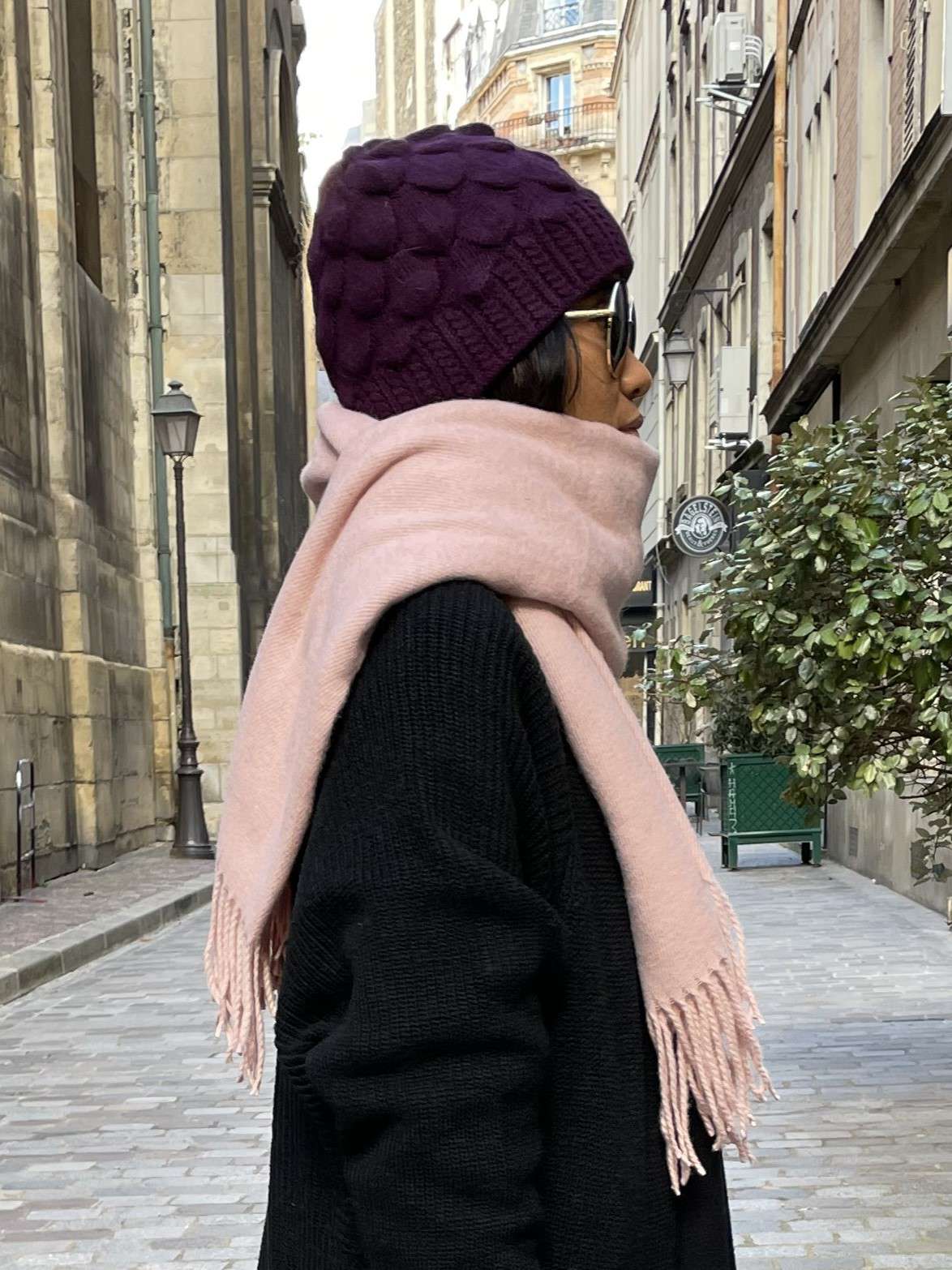 Bonnet mauve