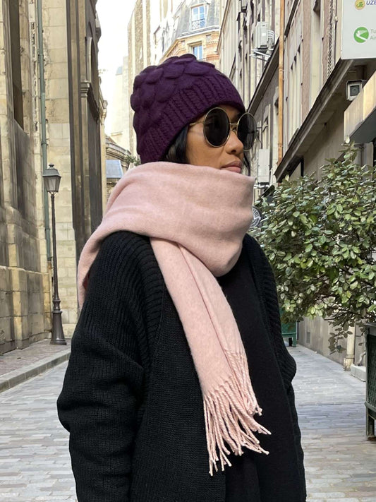 Bonnet mauve