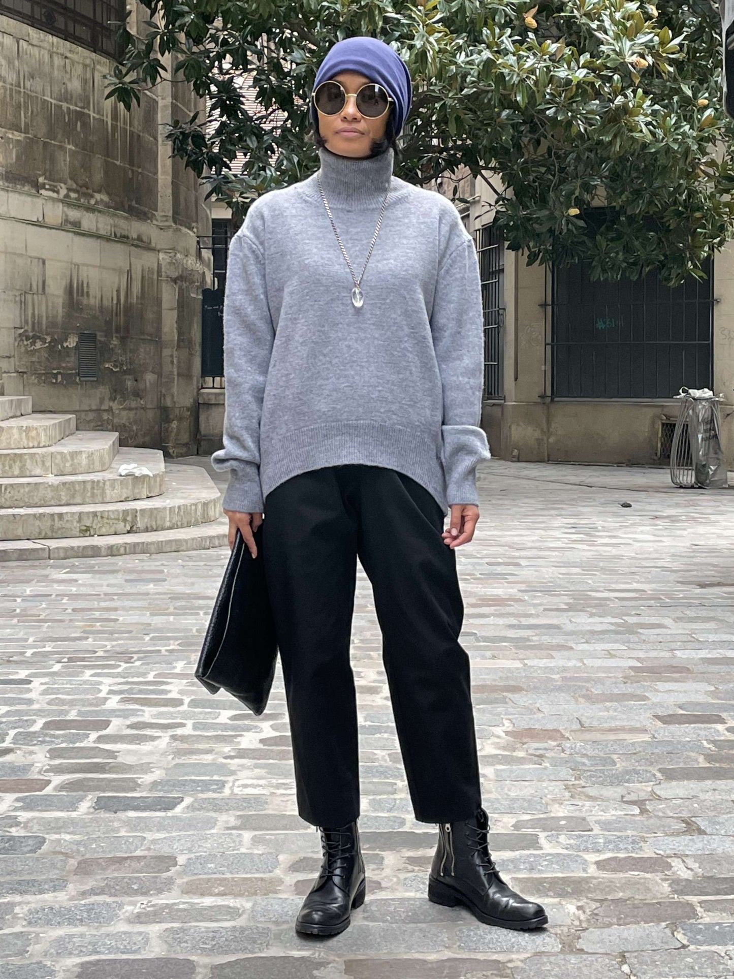 Pull douillet col roulé