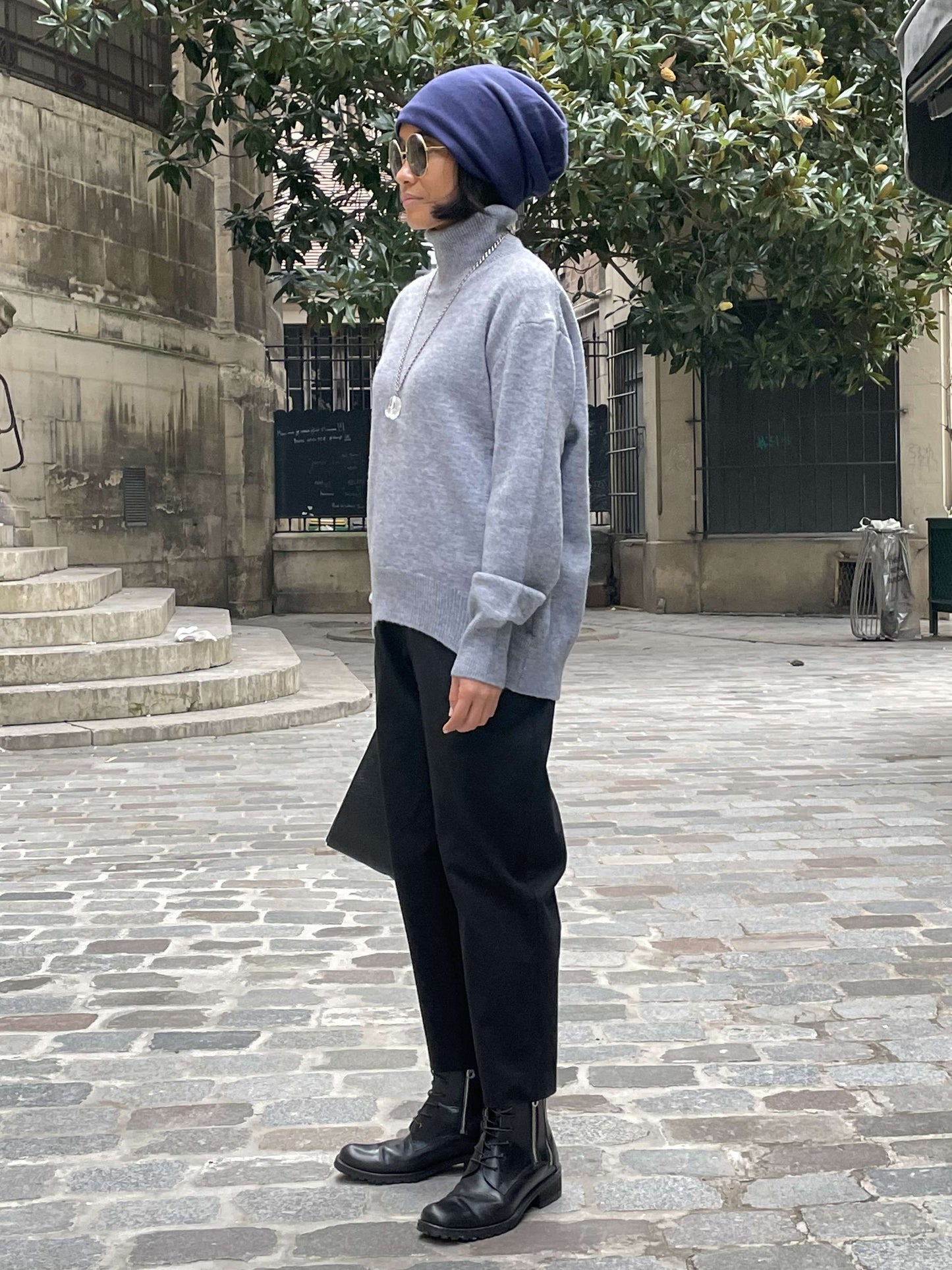 Pull douillet col roulé