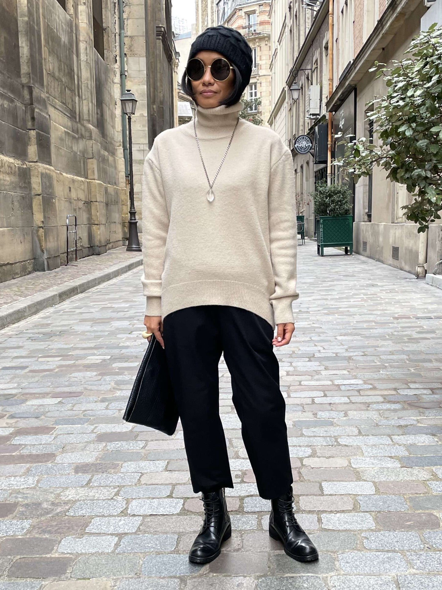 Pull douillet col roulé