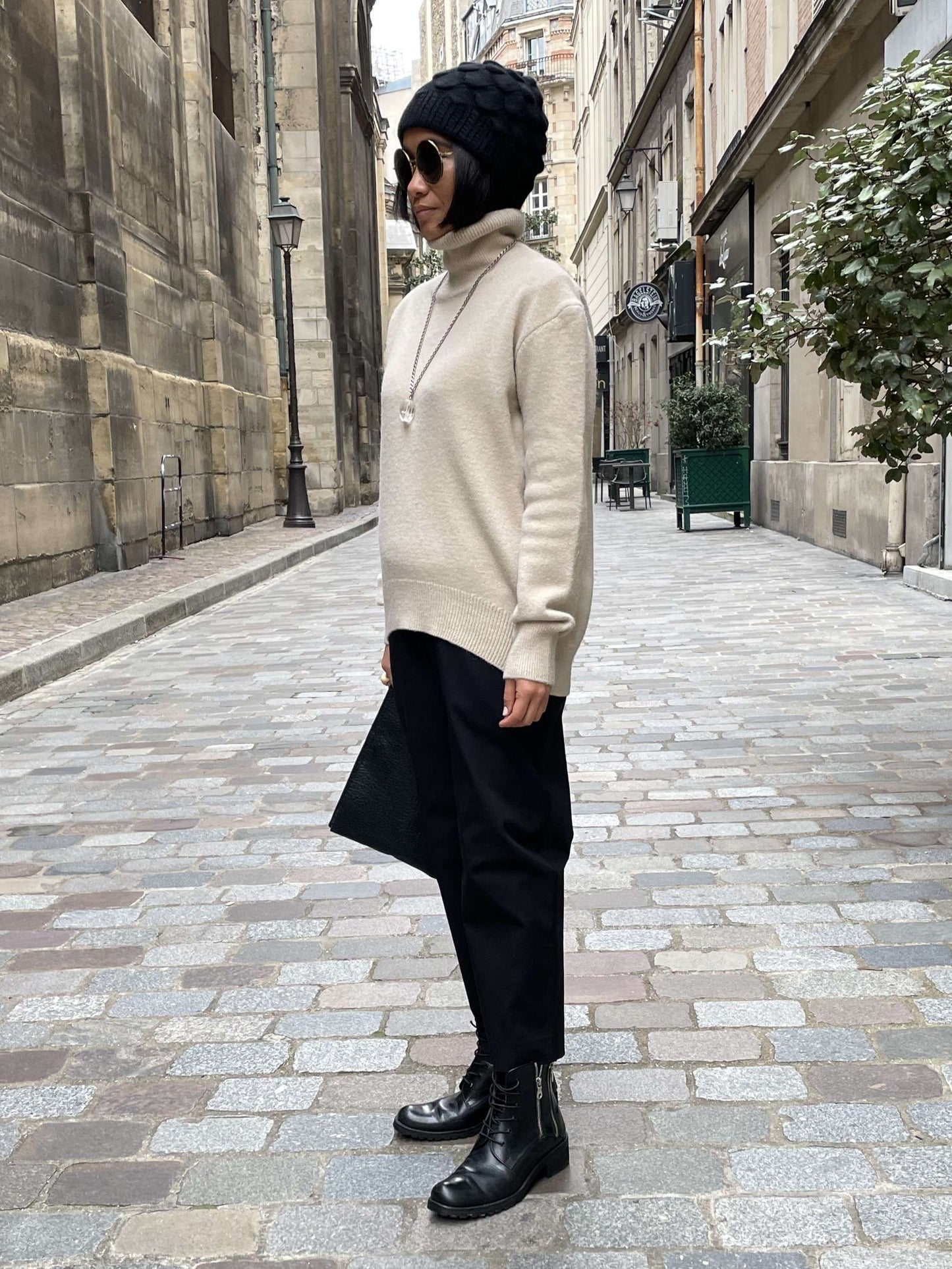 Pull douillet col roulé