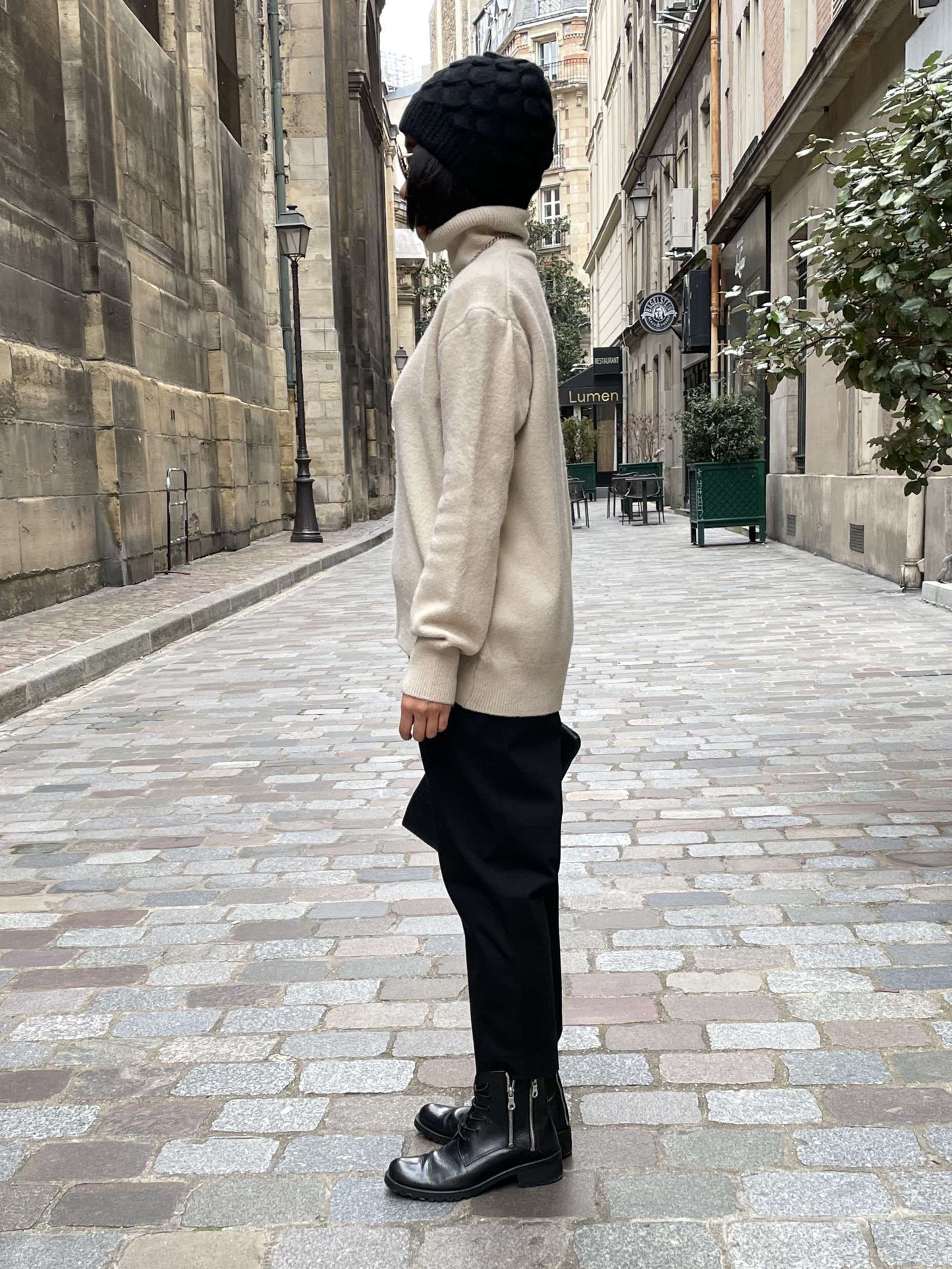 Pull douillet col roulé
