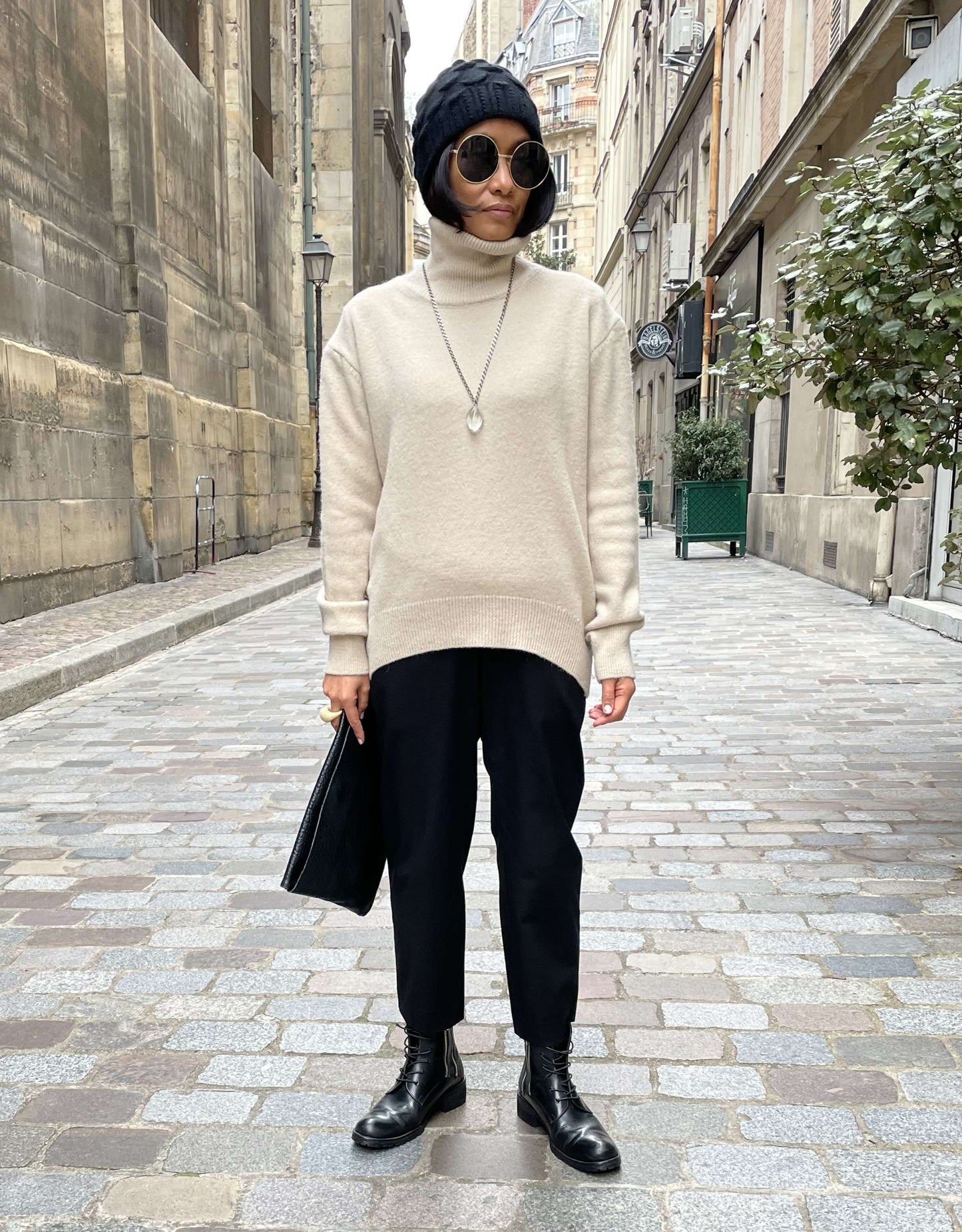 Pull douillet col roulé