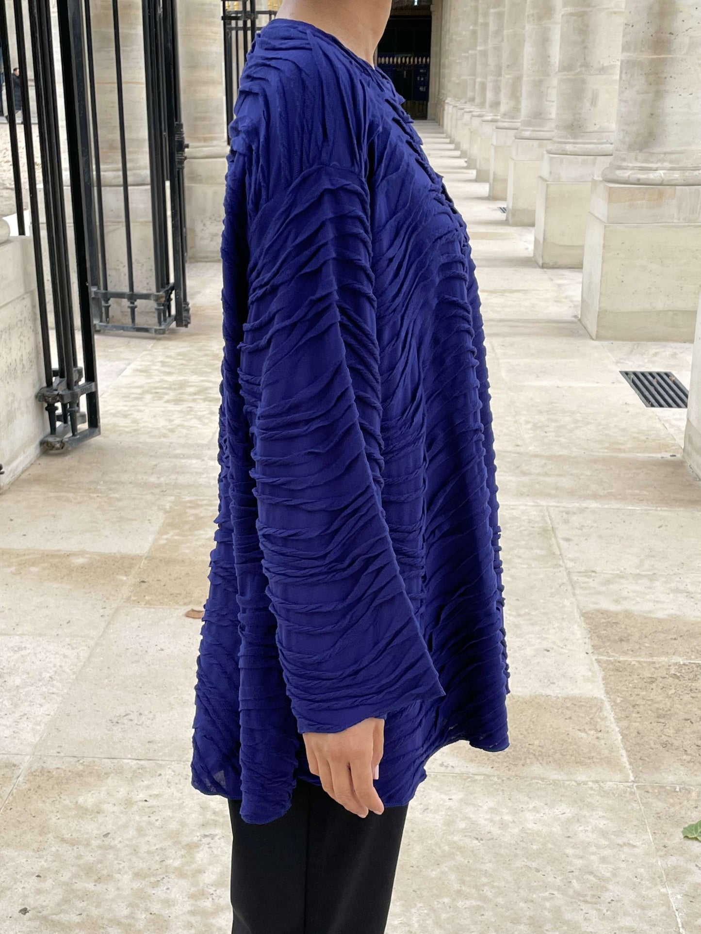 Pull forme ondulée