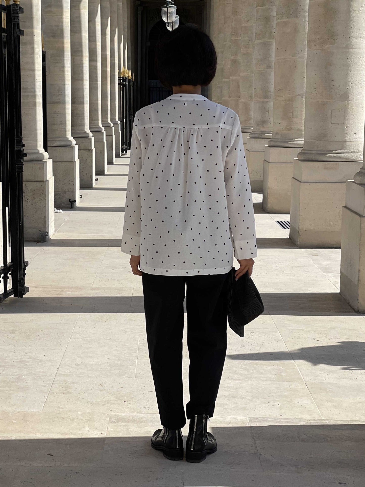 Chemisier à pois