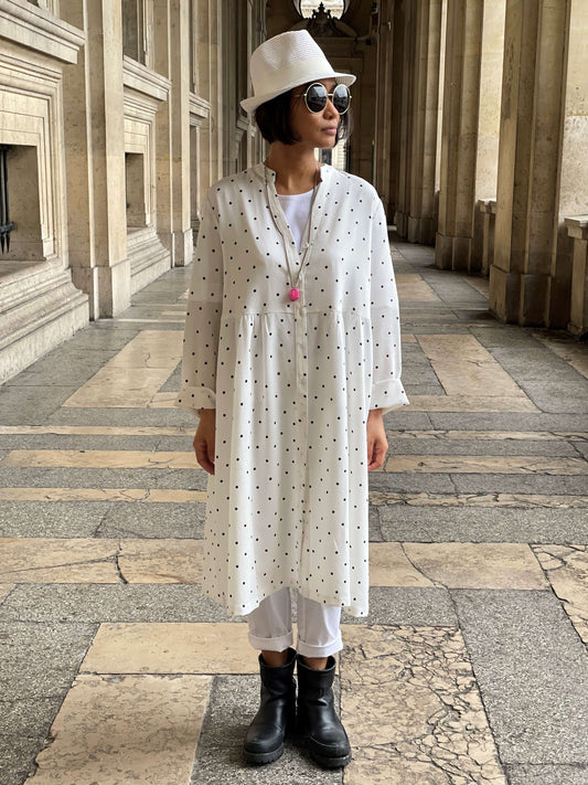 Robe à pois