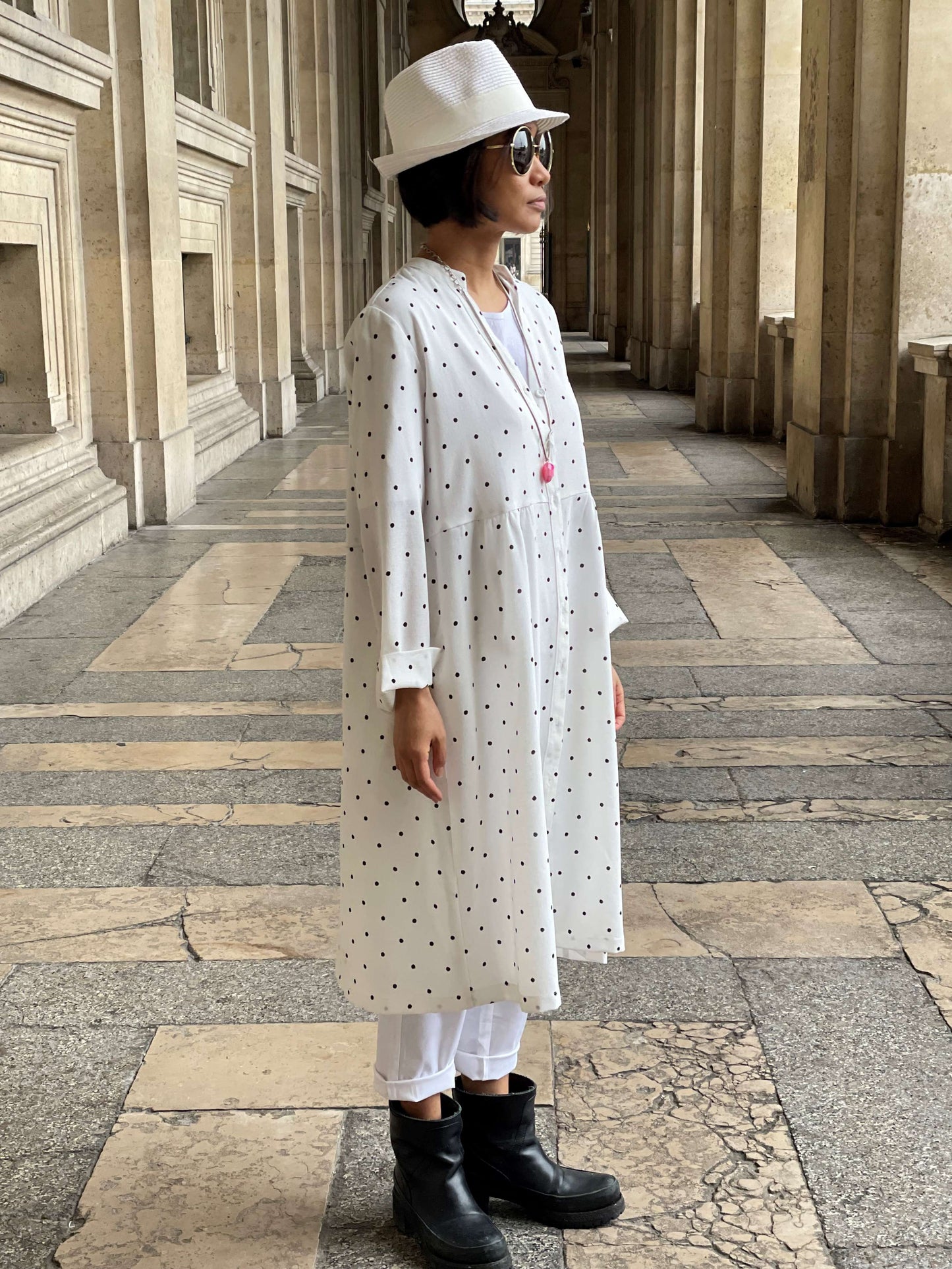 Robe à pois