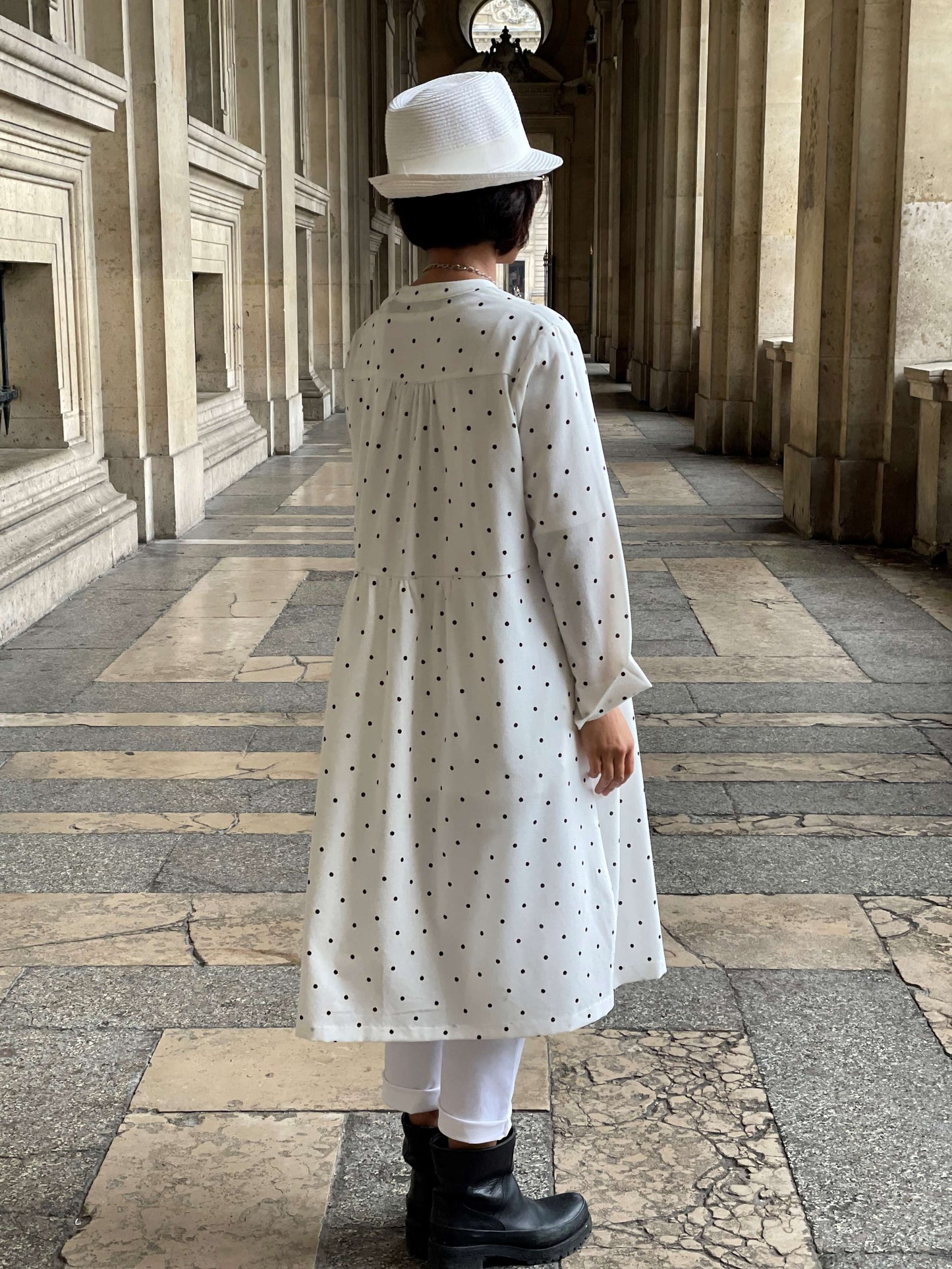 Robe à pois