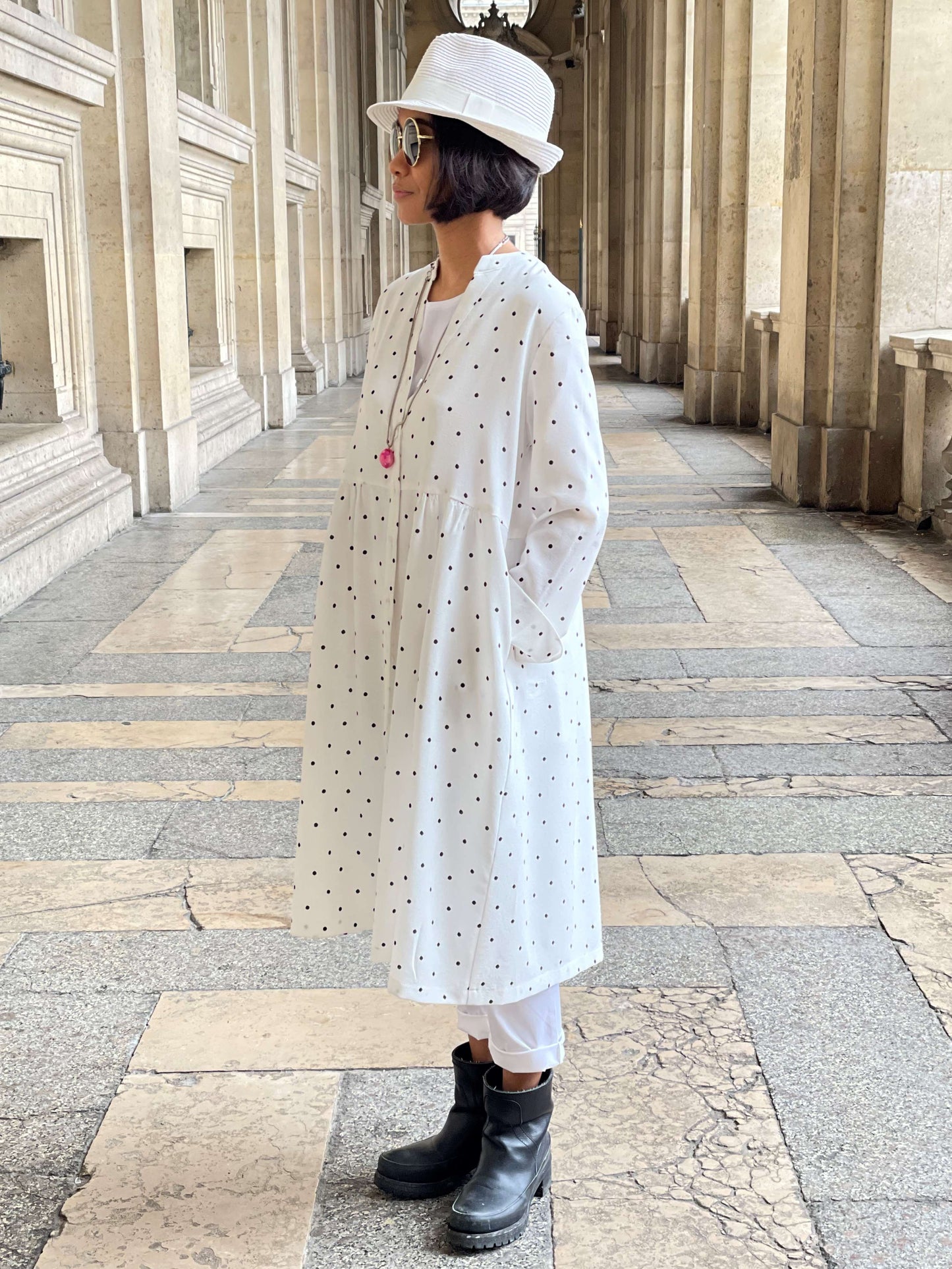 Robe à pois