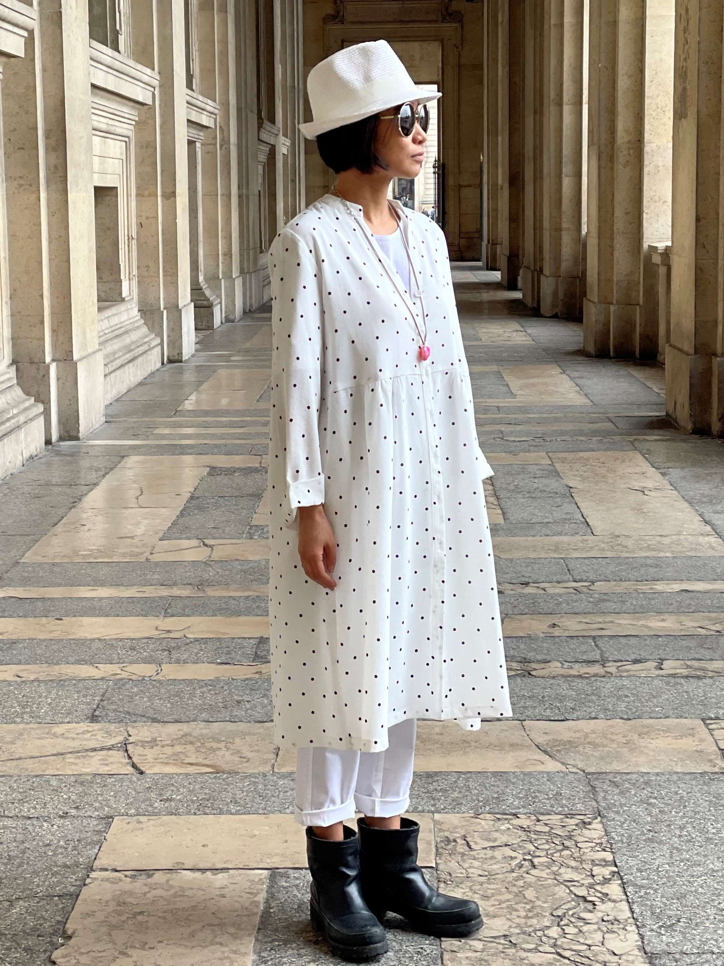 Robe à pois