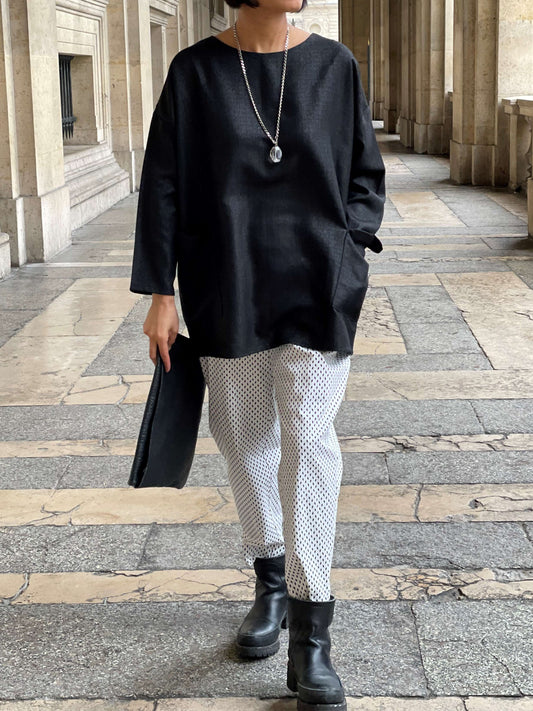 Blouse ample avec poches